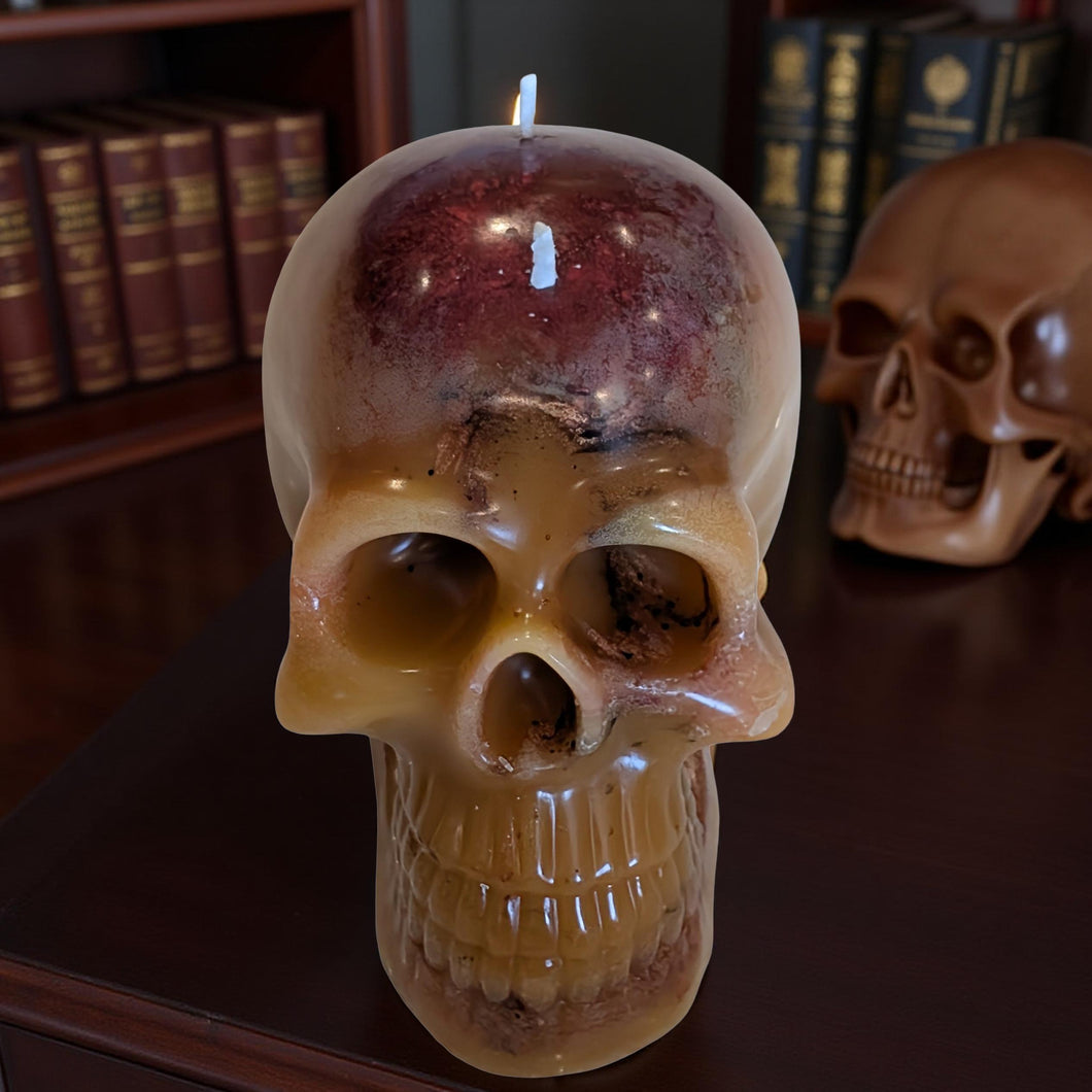 The Vivere Defiant - Skull - Candle