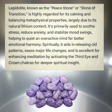 Load image into Gallery viewer, Baby Lavender Drift - Jellyfish - Suncatcher - Lepidolite