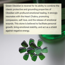 Load image into Gallery viewer, The Emerald Whisper Skull - Green Obsidian - Talisman of self-Sovereignty