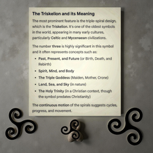 Load image into Gallery viewer, Celtic Triskelion - Metal art