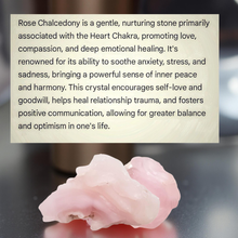 Load image into Gallery viewer, Aura of Recovery - Rose Chalcedony- Copper wrapped -Pendant