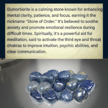 Load image into Gallery viewer, The Anchor of Equilibrium - Copper wrapped, Pendant - Dumortierite