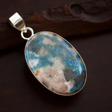 Load image into Gallery viewer, The Ascension Point Pendant - Rare Irnimite Blue Jasper