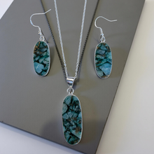 Load image into Gallery viewer, The Harmonized Shield - Necklace &amp; Earrings - Set