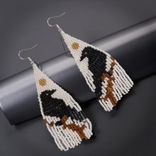 Load image into Gallery viewer, Raven Moon Talisman - Earrings