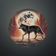 Load image into Gallery viewer, Fridge Magnet - Lunar Majesty Wolf