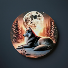 Load image into Gallery viewer, Solstice Wolf - Fridge Magnet - Wolf