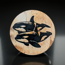 Load image into Gallery viewer, The Yin-Yang Pod - Fridge Magnet - Orca