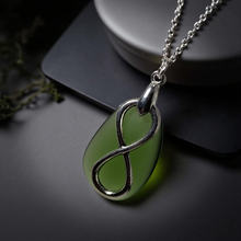 Load image into Gallery viewer, Rebirth and renewal - Sea glass - Infinity - Necklace