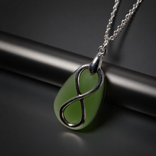 Load image into Gallery viewer, Rebirth and renewal - Sea glass - Infinity - Necklace