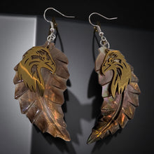 Load image into Gallery viewer, Abalone Spirit Crest - Eagle - Abalone - Earrings