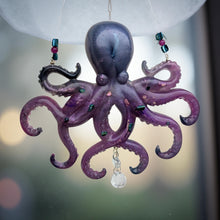Load image into Gallery viewer, Violet Tide Guardian - Octopus - Sun Catcher