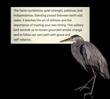 Load image into Gallery viewer, Vancouver Island Wetlands Silhouette - Heron - Metal Art