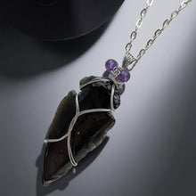 Load image into Gallery viewer, Shadow and Lights - Arrowhead - Necklace