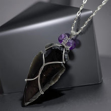 Load image into Gallery viewer, Shadow and Lights - Arrowhead - Necklace