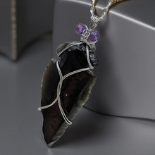 Load image into Gallery viewer, Shadow and Lights - Arrowhead - Necklace