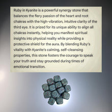 Load image into Gallery viewer, The Fire and Ice - Necklace - Ruby in Kyanite