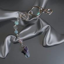 Load image into Gallery viewer, The Clarity Wave - Rainbow Fluorite - Keychain