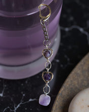 Load image into Gallery viewer, The Amethyst Heart - Keychain