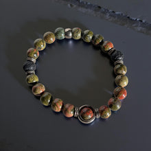 Load image into Gallery viewer, Pacific Moss &amp; Embers - bracelet