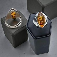 Load image into Gallery viewer, The Ancient Storyteller - Amber - Ring
