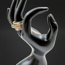 Load image into Gallery viewer, Dance of metal and moonlight -Spinner Ring