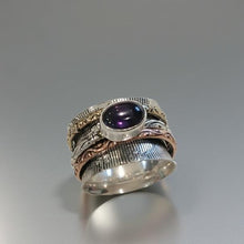 Load image into Gallery viewer, The Violet Vortex - Spinner Ring