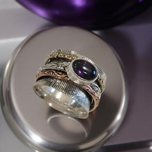 Load image into Gallery viewer, The Violet Vortex - Spinner Ring