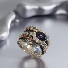 Load image into Gallery viewer, The Violet Vortex - Spinner Ring