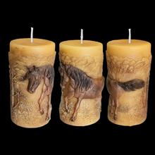 Load image into Gallery viewer, The Spirit of the Wildwoods Pillar - Horse - Candle