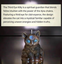 Load image into Gallery viewer, Echoes Of The Third Eye -  Sentinel Kitty - Candle