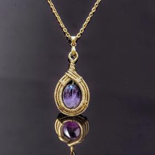 Load image into Gallery viewer, The Mystic Forest Teardrop - Amethyst - Necklace