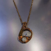 Load image into Gallery viewer, The Healers Compass  - Necklace - Copper - Prehnite