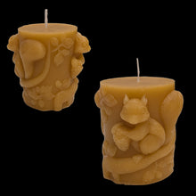 Load image into Gallery viewer, The Twin Squirrel Woodland Pillar - Candle