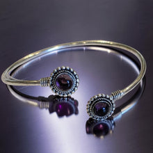 Load image into Gallery viewer, The Lunar Orb Cuff - Bracelet -  Amethyst