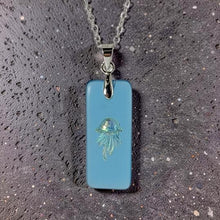 Load image into Gallery viewer, Ocean’s Whisper - Jellyfish - Sea glass - Necklace
