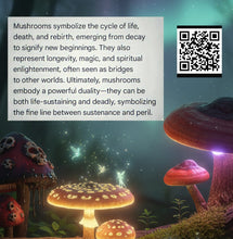 Load image into Gallery viewer, Barnaby the Forest Spirit - Mushroom - Candle - Raven Stone