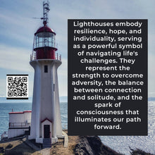 Load image into Gallery viewer, The Beacon of Serenity - Lighthouse - Keychain