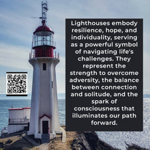 Load image into Gallery viewer, The Inner Compass - Lighthouse - Earrings