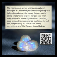 Load image into Gallery viewer, Echo of the Moon - Necklace - Moonstone &amp; Tourmaline