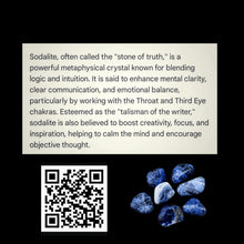 Load image into Gallery viewer, Whispering Indigo Skull - Mini Skull- Sodalite