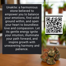 Load image into Gallery viewer, Echo of the Heart - Mini Skull - Dark Unakite