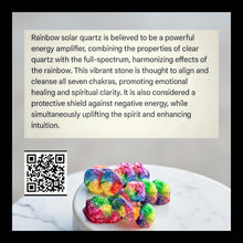 Load image into Gallery viewer, The Stone of Light - Necklace - Rainbow solar Quartz