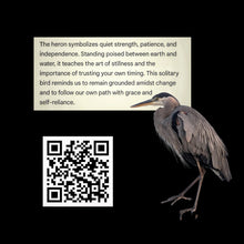 Load image into Gallery viewer, Coastal Calm - Heron - Metal Art