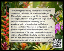 Load image into Gallery viewer, Resilience &amp; Joy - Necklace - Hummingbird - Sea Glass