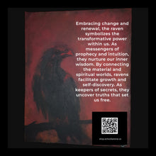 Load image into Gallery viewer, Echoes of the Veil - Candle - Raven - Skull - Raven Stone
