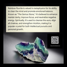 Load image into Gallery viewer, Genuine stone - Skull - Rainbow Fluorite