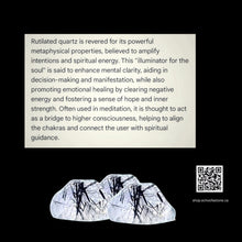 Load image into Gallery viewer, Frozen Storm Pendant - Copper wrapped, Black Rutilated Quartz, Pendant