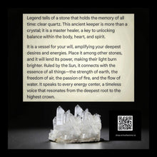 Load image into Gallery viewer, The Echo of All Time - Clear Quartz - Arrowhead - Necklace