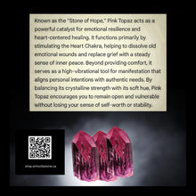 Load image into Gallery viewer, The Heart’s Resonance - Necklace - Pink Topaz